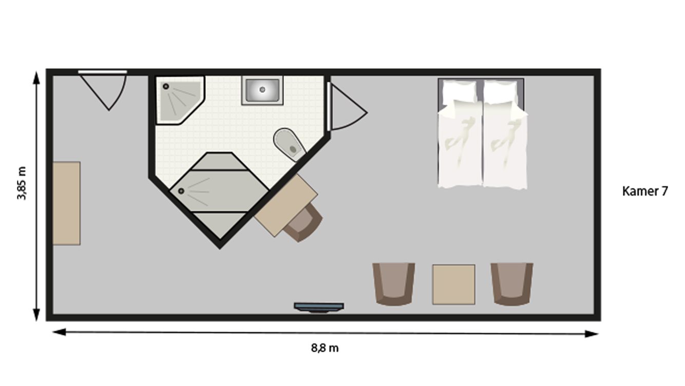 34pers groepsaccommodatie Landhuis Molecaten Park Landgoed Ginkelduin plattgrond 05
